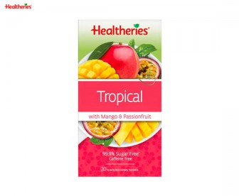 Healtheries 贺寿利 热带水果芒果百香果无咖啡因水果茶 20小包/盒